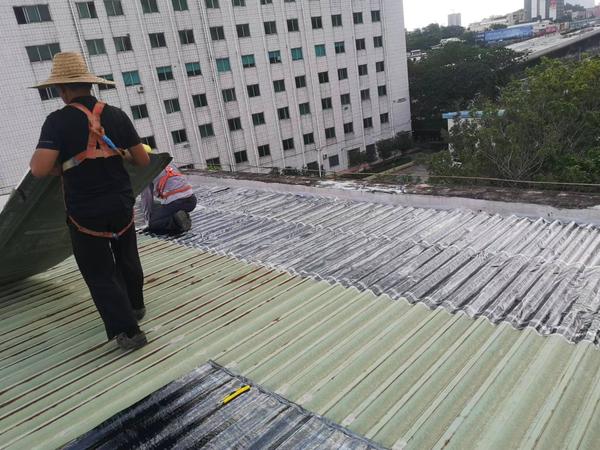 厂房屋顶漏水修补施工